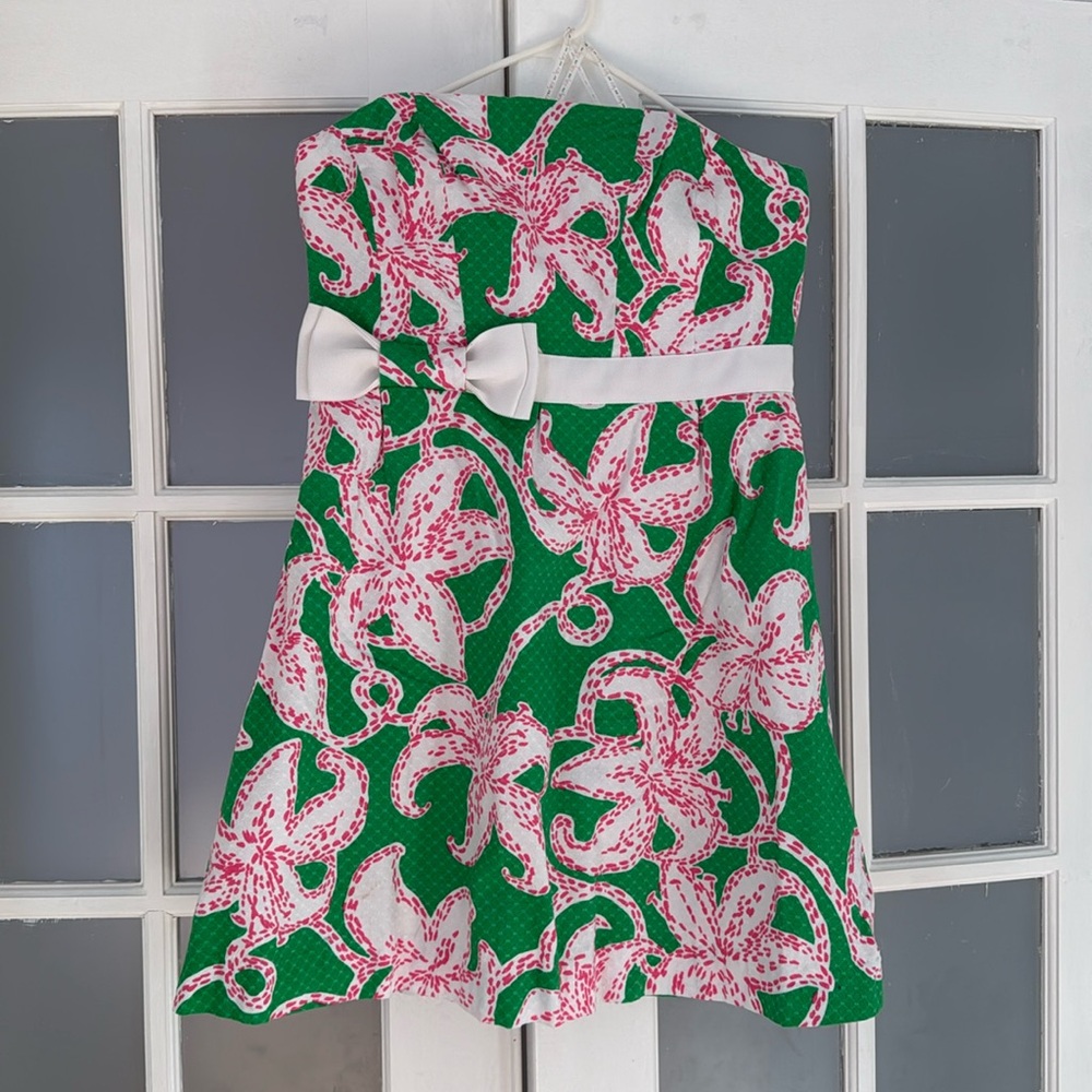 Lilly Pulitzer Amberly Twinkle Floral Print Dress, Size 12